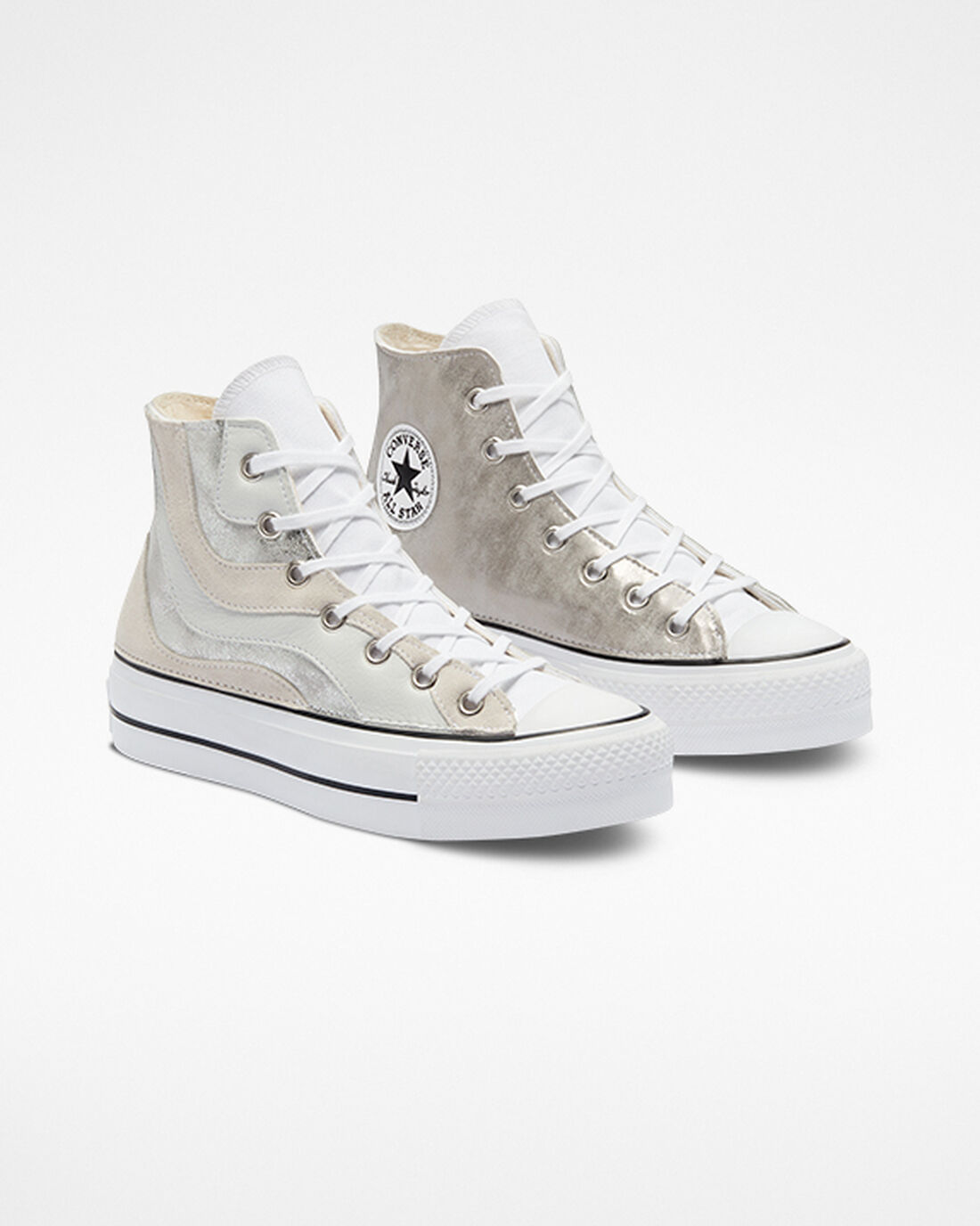 Converse Chuck Taylor All Star Lift Höga Sneakers Dam Vita | Sverige-15098