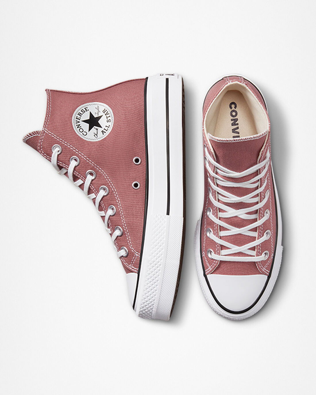 Converse Chuck Taylor All Star Lift Höga Sneakers Dam Rosa/Svarta/Vita | Sverige-18729