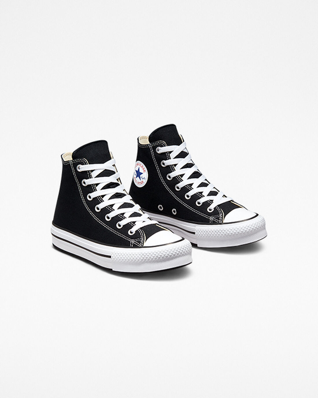 Converse Chuck Taylor All Star Lift Höga Sneakers Tjej Svarta/Vita/Svarta | Sverige-26803