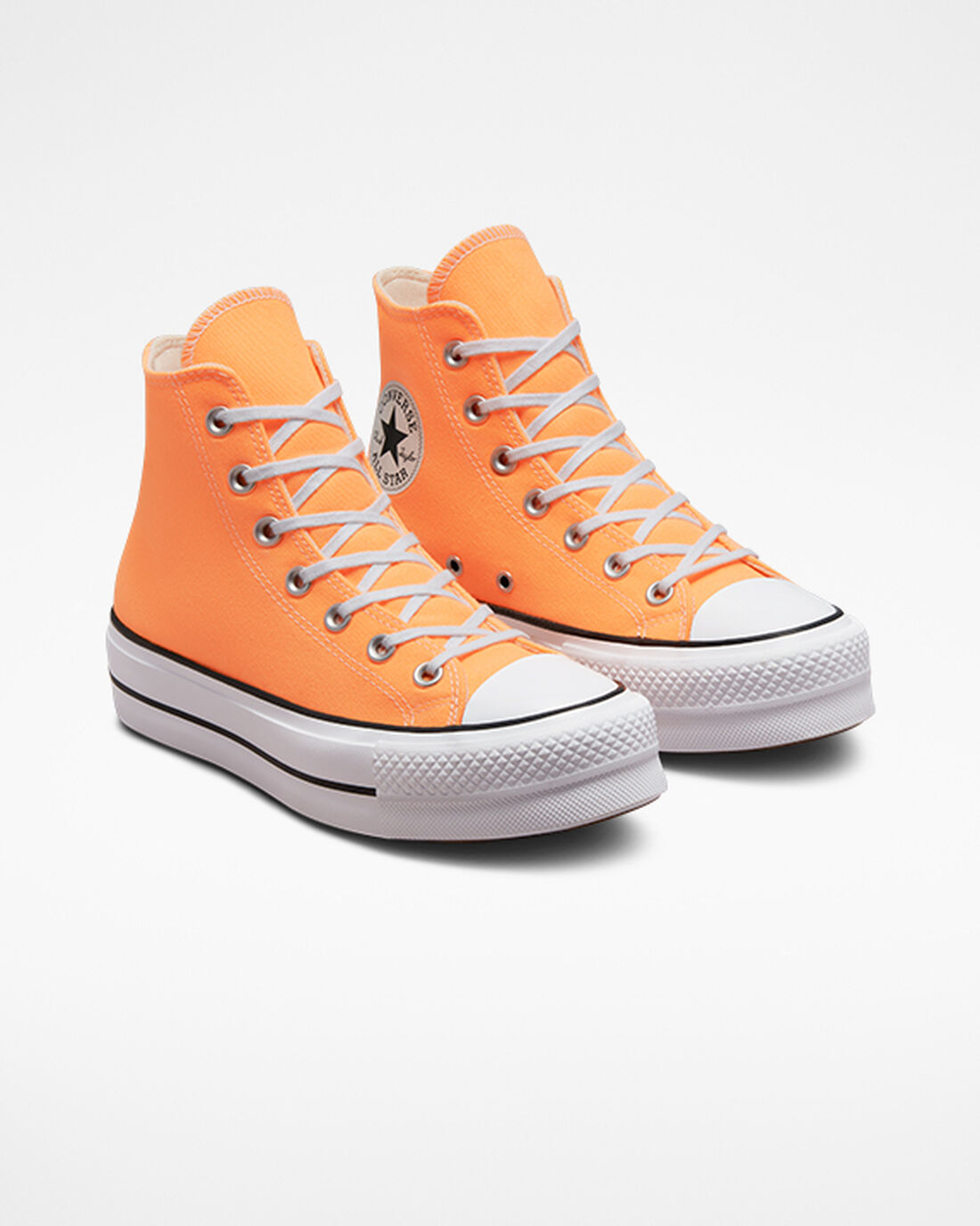 Converse Chuck Taylor All Star Lift Höga Sneakers Dam Orange/Svarta/Vita | Sverige-27830