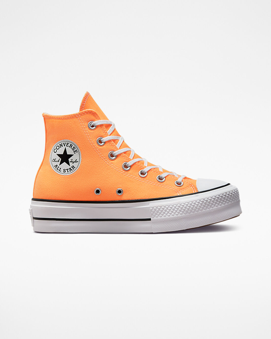 Converse Chuck Taylor All Star Lift Höga Sneakers Dam Orange/Svarta/Vita | Sverige-27830