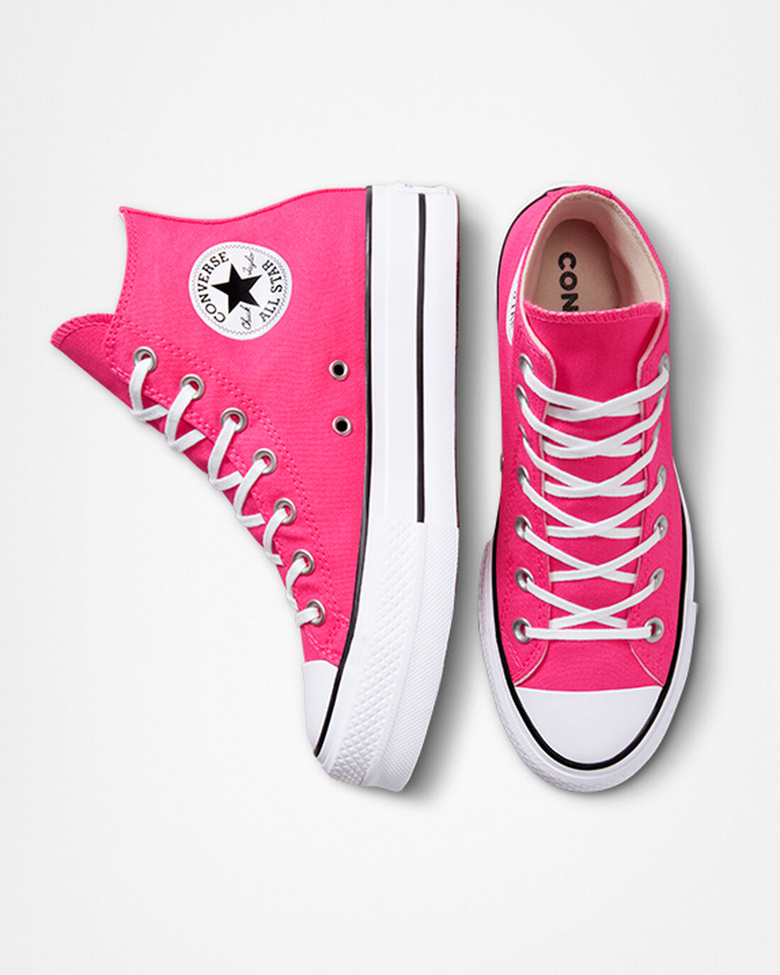 Converse Chuck Taylor All Star Lift Höga Sneakers Dam Rosa/Svarta/Vita | Sverige-28591