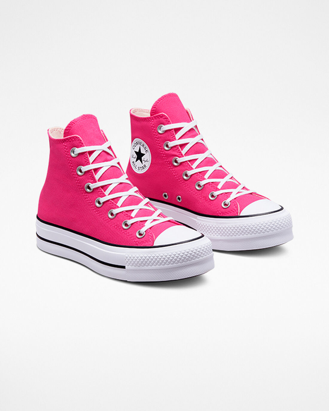 Converse Chuck Taylor All Star Lift Höga Sneakers Dam Rosa/Svarta/Vita | Sverige-28591