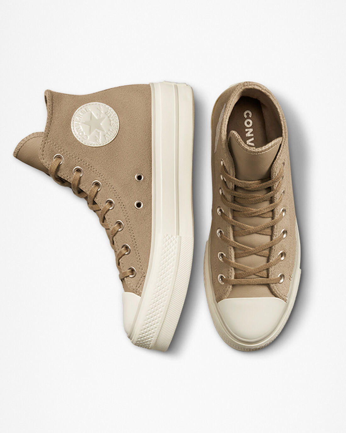 Converse Chuck Taylor All Star Lift Höga Sneakers Dam Khaki | Sverige-30476