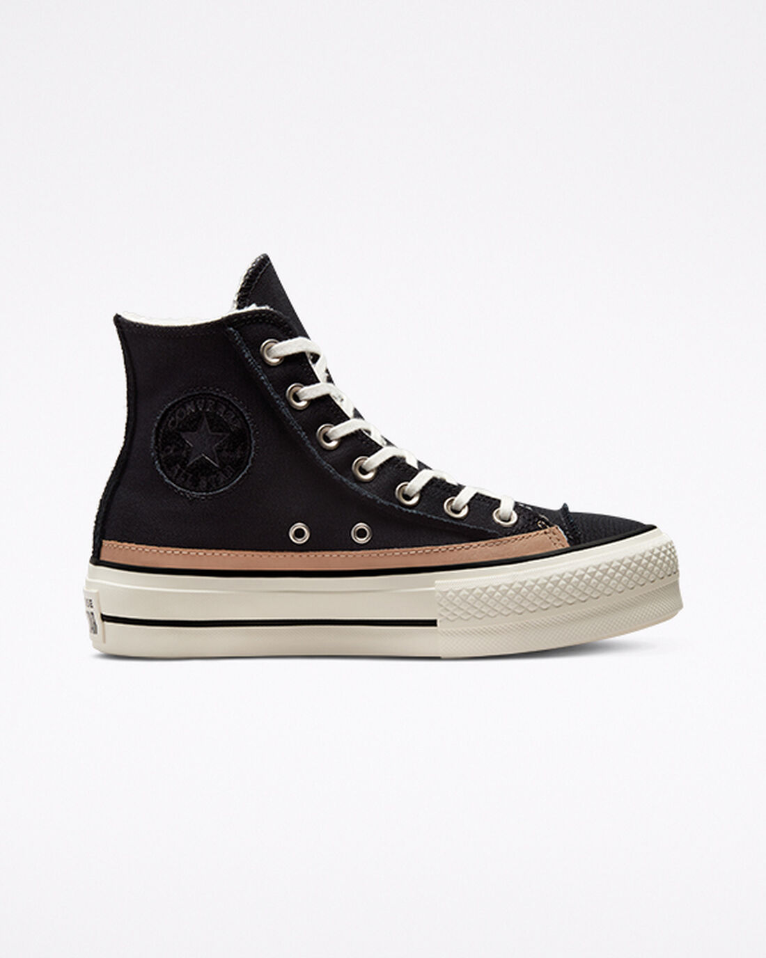 Converse Chuck Taylor All Star Lift Höga Sneakers Dam Svarta/Bruna | Sverige-35079