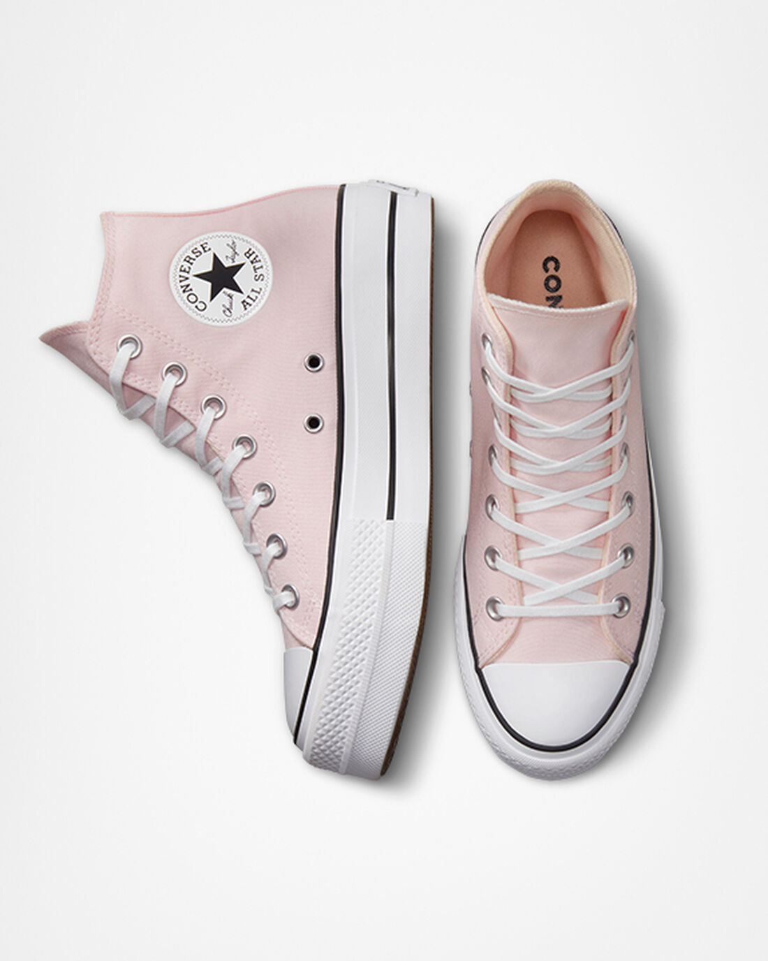 Converse Chuck Taylor All Star Lift Höga Sneakers Dam Rosa/Vita/Svarta | Sverige-36978