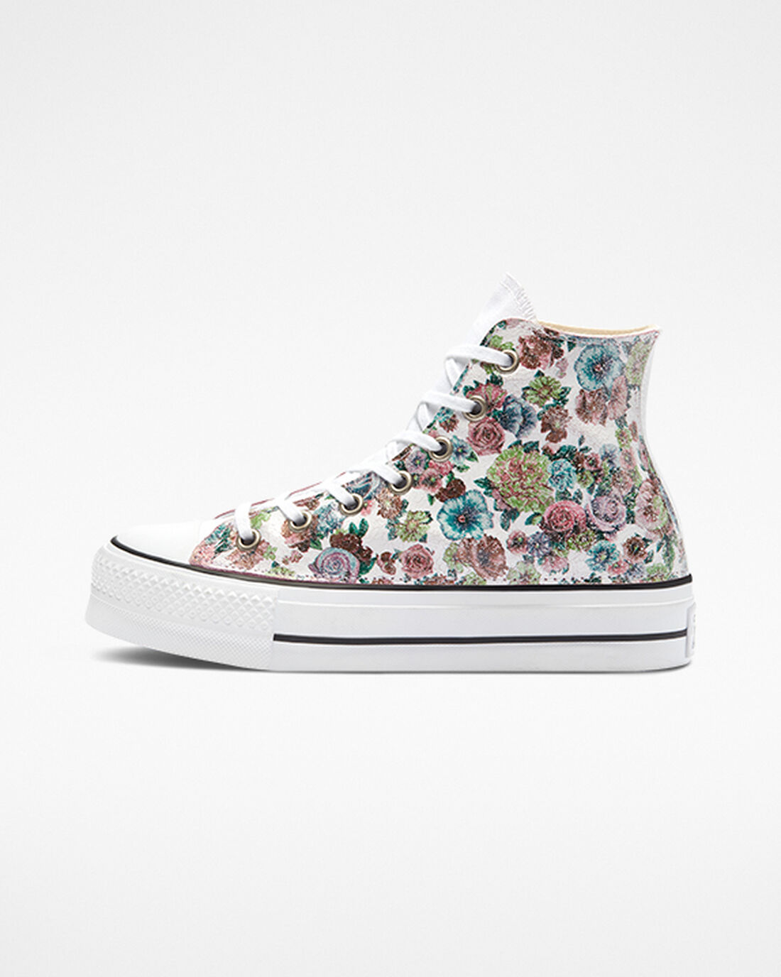 Converse Chuck Taylor All Star Lift Höga Sneakers Dam Blommiga | Sverige-39845