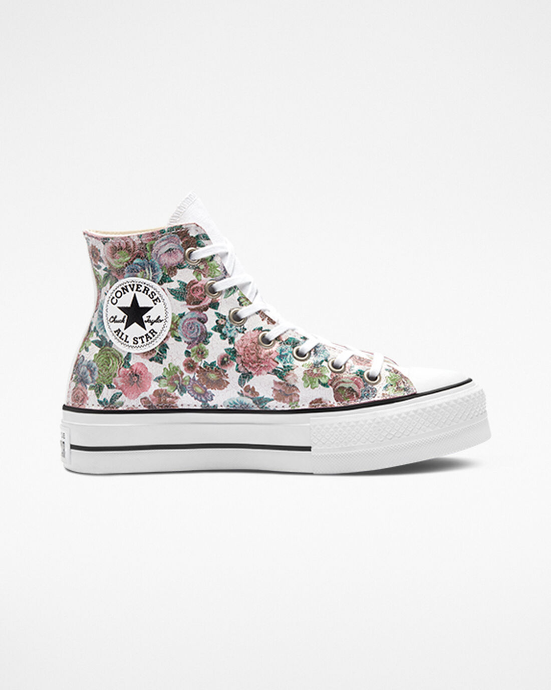 Converse Chuck Taylor All Star Lift Höga Sneakers Dam Blommiga | Sverige-39845