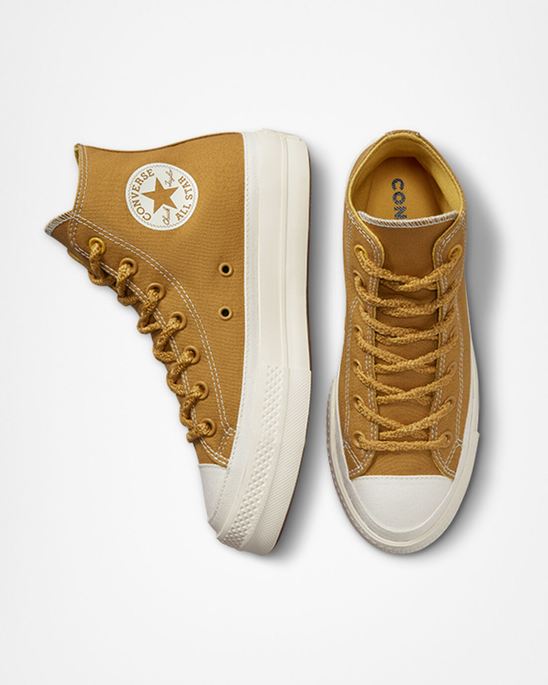 Converse Chuck Taylor All Star Lift Höga Sneakers Dam Orange/Gula | Sverige-47039