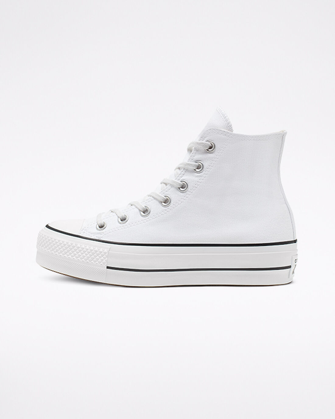 Converse Chuck Taylor All Star Lift Höga Sneakers Dam Vita/Svarta/Vita | Sverige-60785