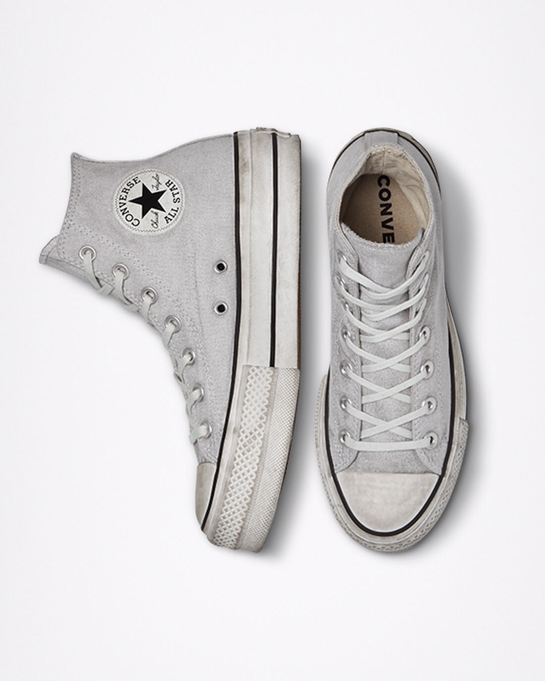 Converse Chuck Taylor All Star Lift Höga Sneakers Dam Grå | Sverige-71946