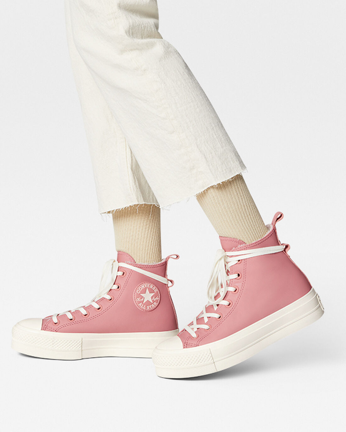 Converse Chuck Taylor All Star Lift Höga Sneakers Dam Rosa | Sverige-73684