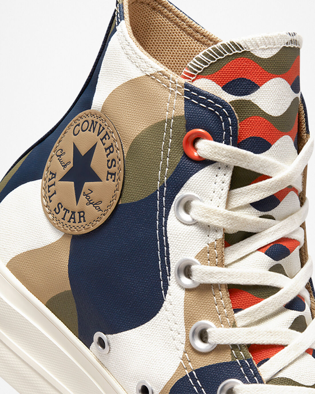 Converse Chuck Taylor All Star Lift Höga Sneakers Dam Obsidian/Khaki | Sverige-79120