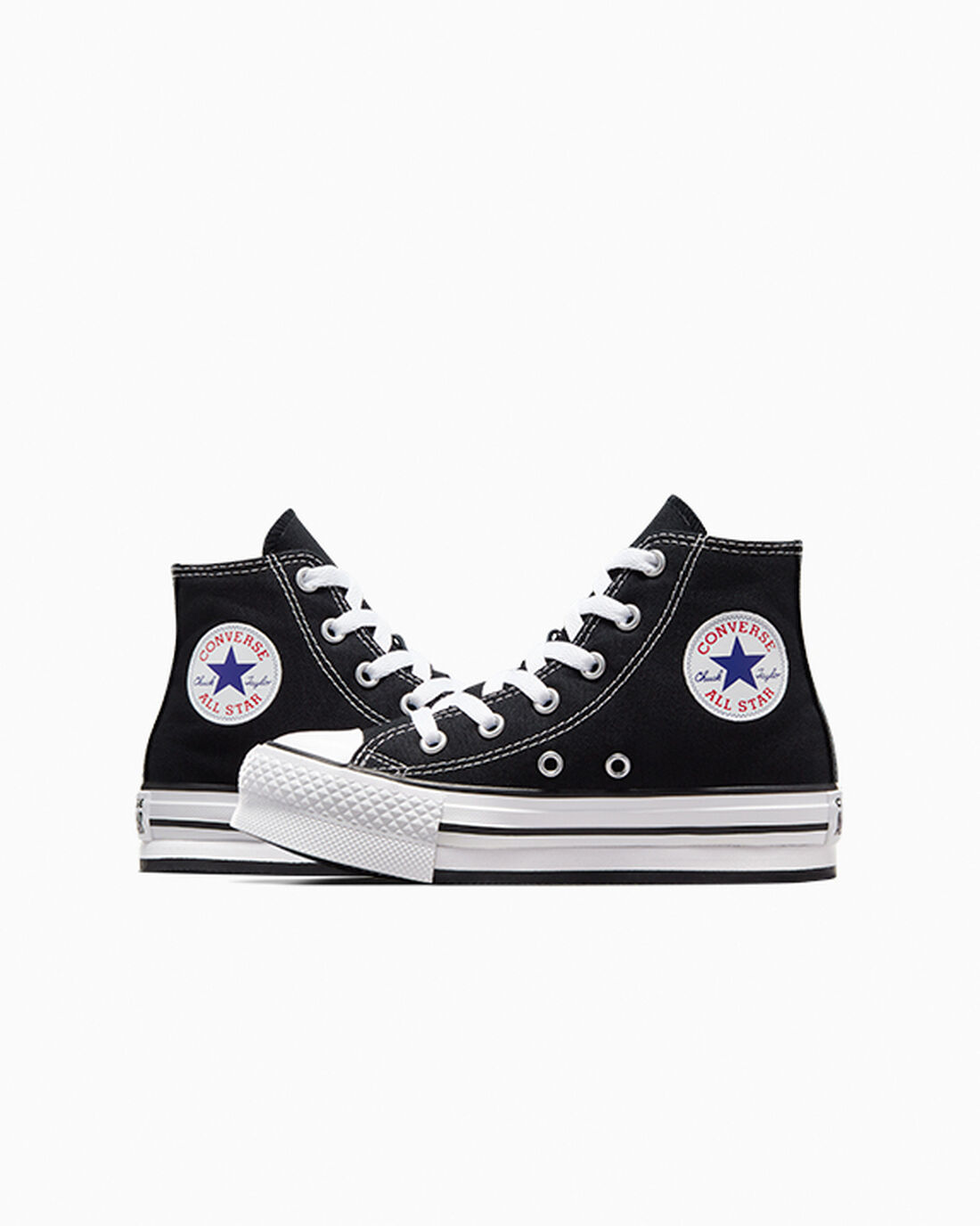 Converse Chuck Taylor All Star Lift Höga Sneakers Tjej Svarta/Vita/Svarta | Sverige-81470