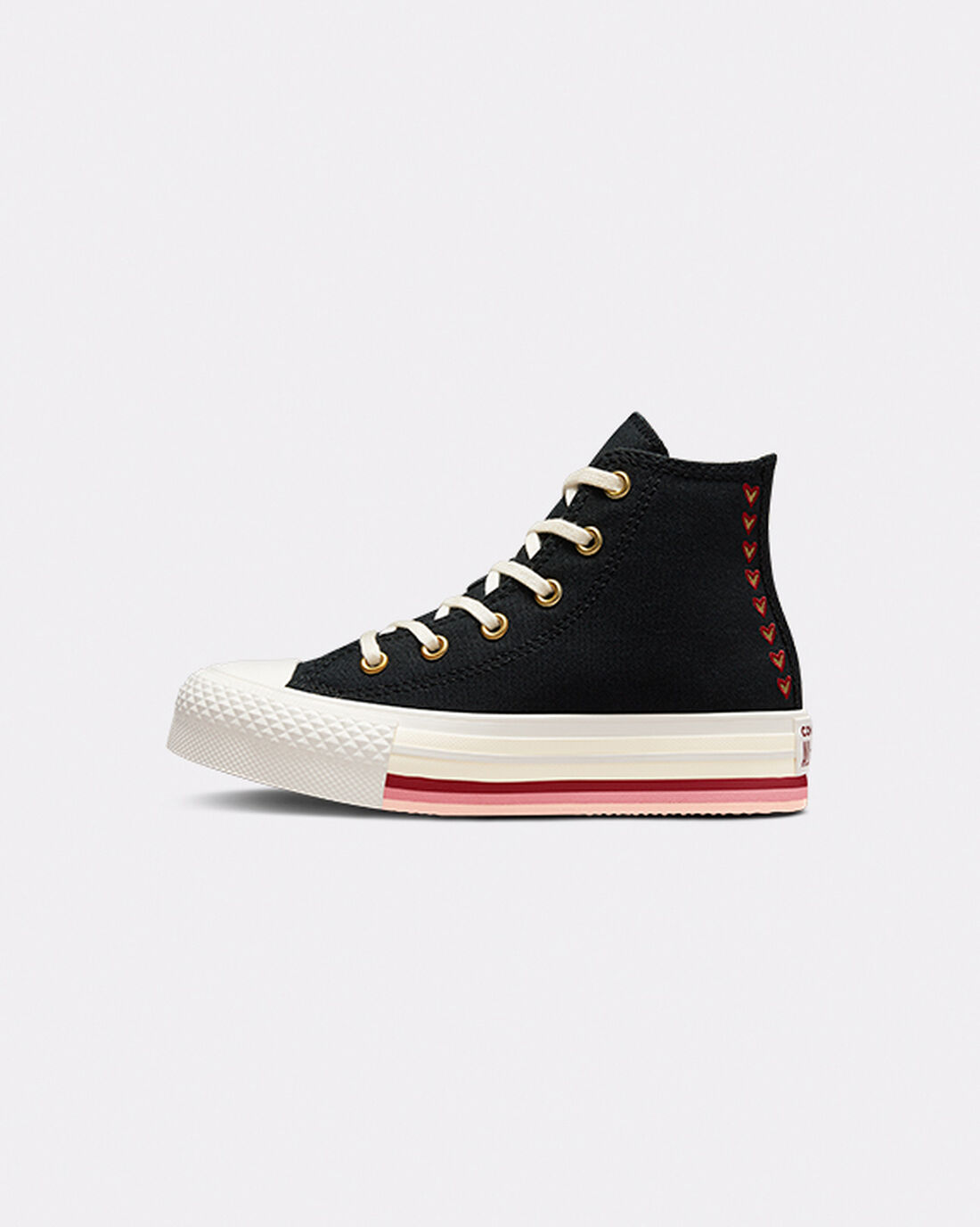 Converse Chuck Taylor All Star Lift Höga Sneakers Tjej Svarta | Sverige-87409