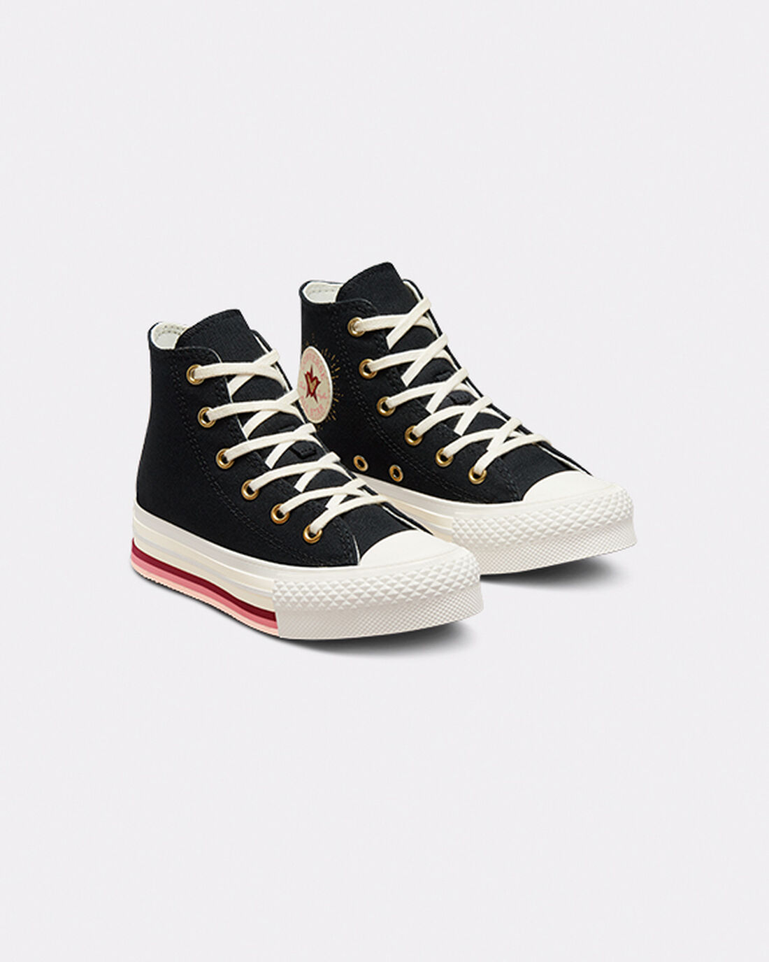 Converse Chuck Taylor All Star Lift Höga Sneakers Tjej Svarta | Sverige-87409