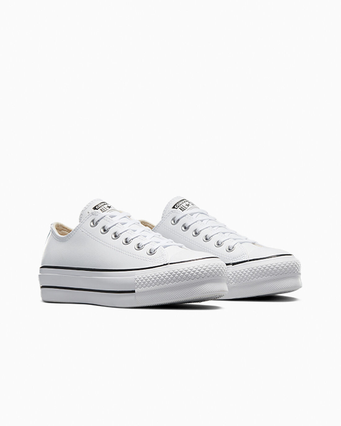 Converse Chuck Taylor All Star Lift Platform Sneakers Dam Vita/Svarta/Vita | Sverige-59310