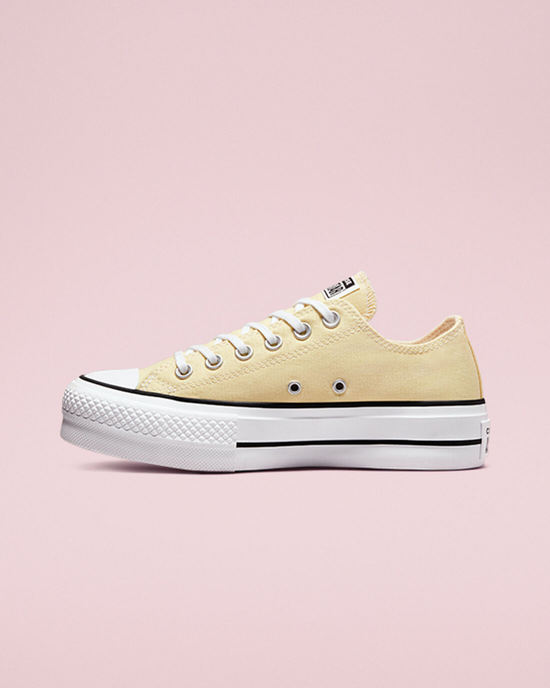 Converse Chuck Taylor All Star Lift Sneakers Dam Citron/Svarta/Vita | Sverige-02354