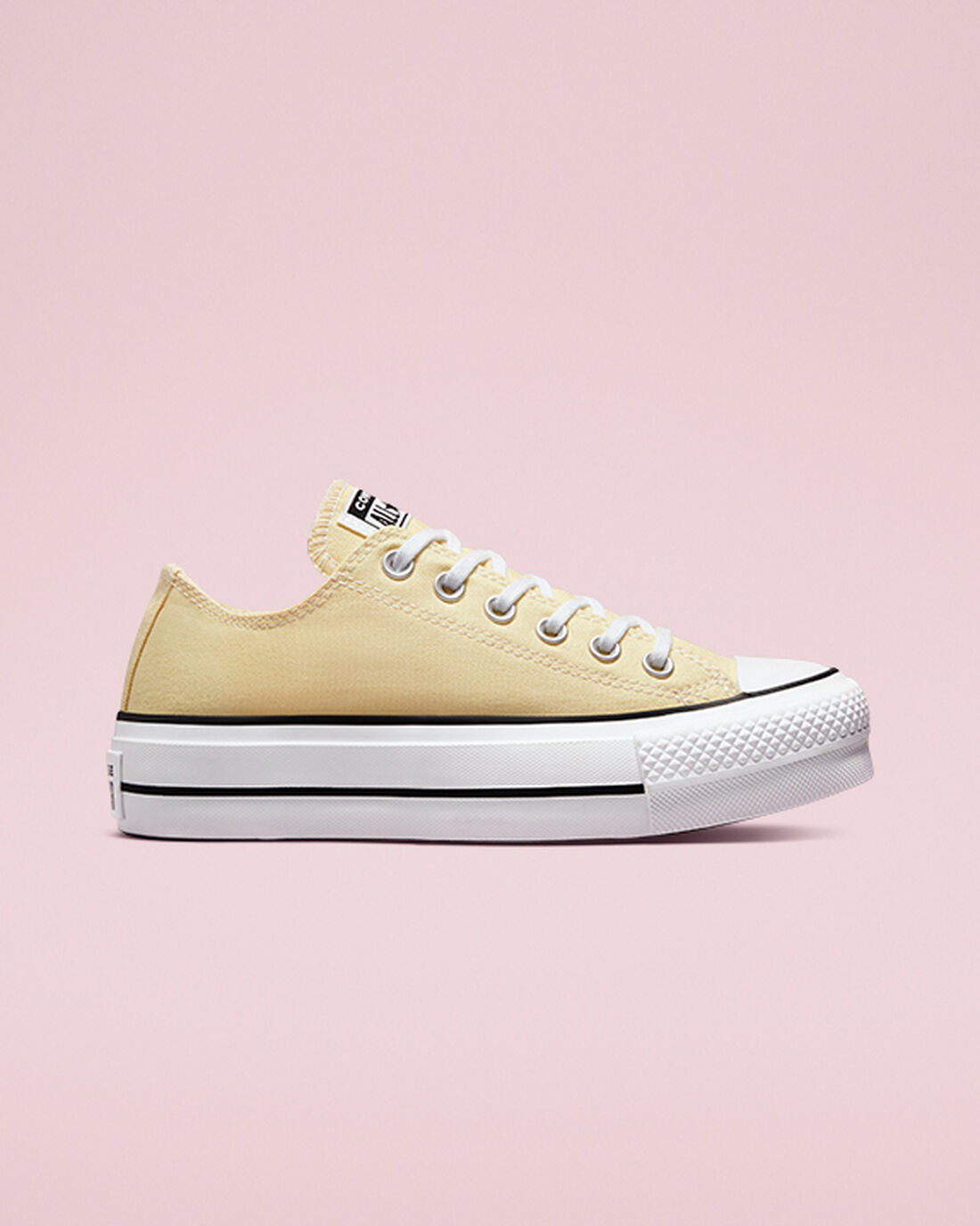 Converse Chuck Taylor All Star Lift Sneakers Dam Citron/Svarta/Vita | Sverige-02354