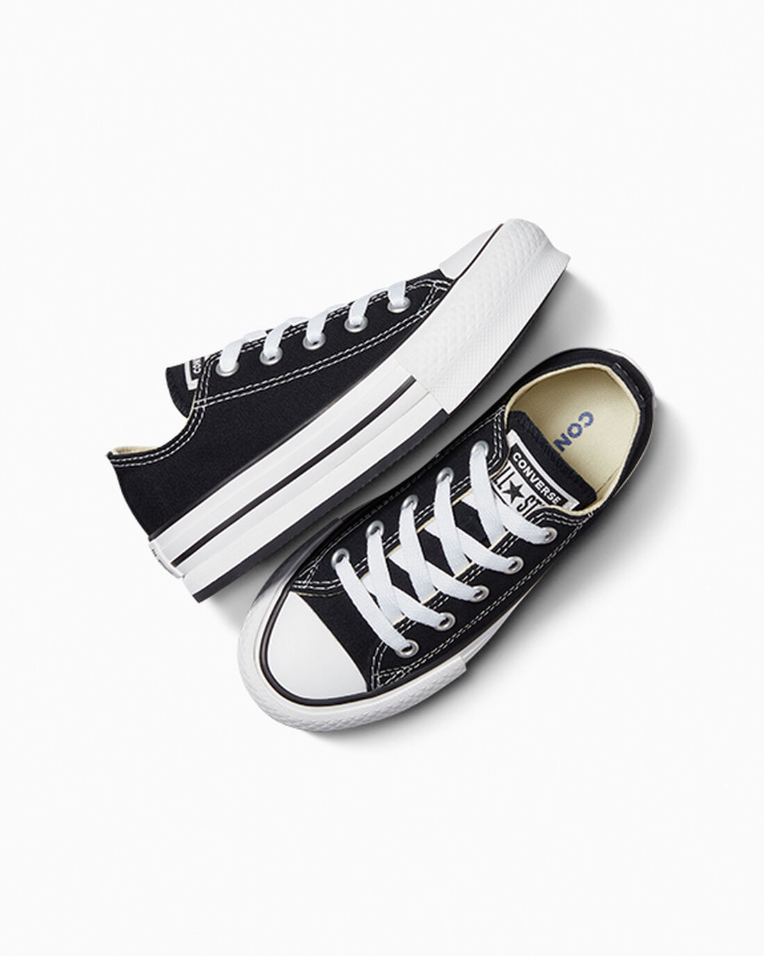 Converse Chuck Taylor All Star Lift Sneakers Tjej Svarta/Vita/Svarta | Sverige-07281