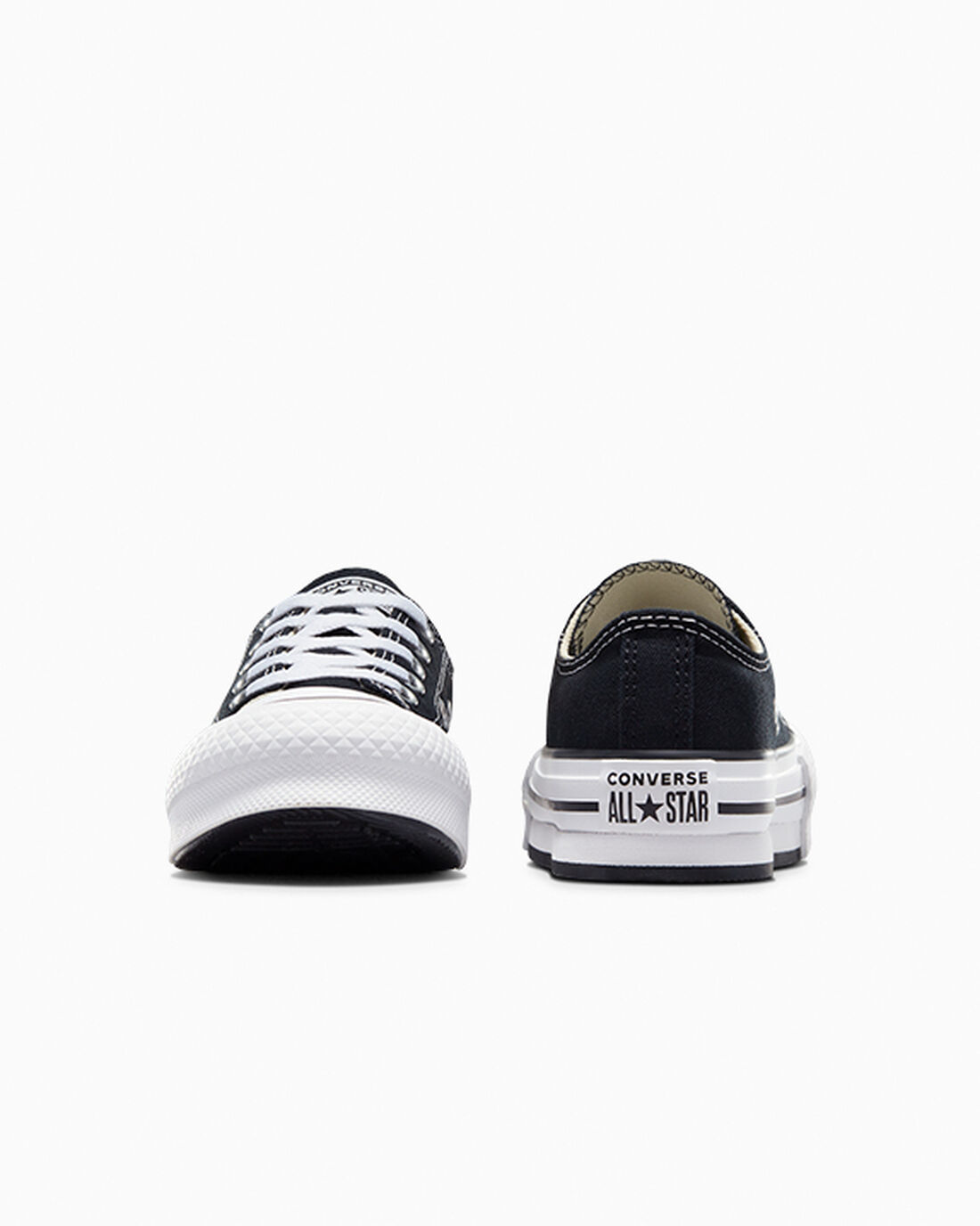 Converse Chuck Taylor All Star Lift Sneakers Tjej Svarta/Vita/Svarta | Sverige-07281