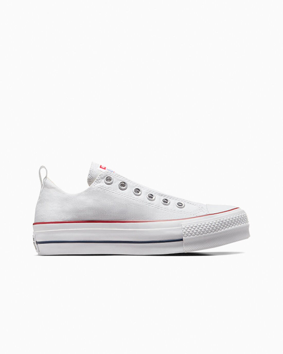 Converse Chuck Taylor All Star Lift Sneakers Dam Vita/Röda/Blå | Sverige-60873