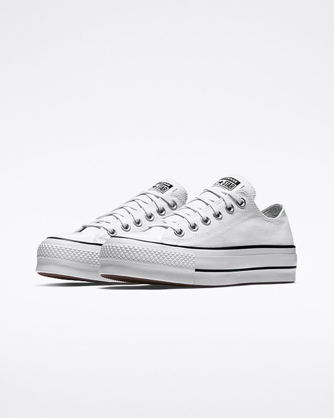 Converse Chuck Taylor All Star Lift Sneakers Dam Vita/Svarta/Vita | Sverige-70348