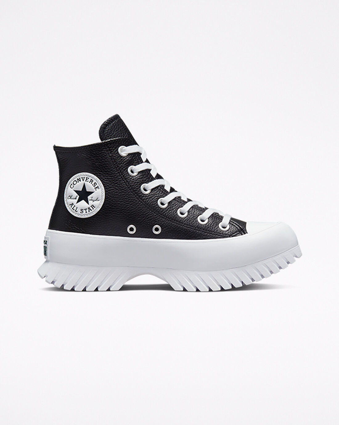 Converse Chuck Taylor All Star Lugged 2.0 Leather Höga Sneakers Dam Svarta/Vita | Sverige-09486