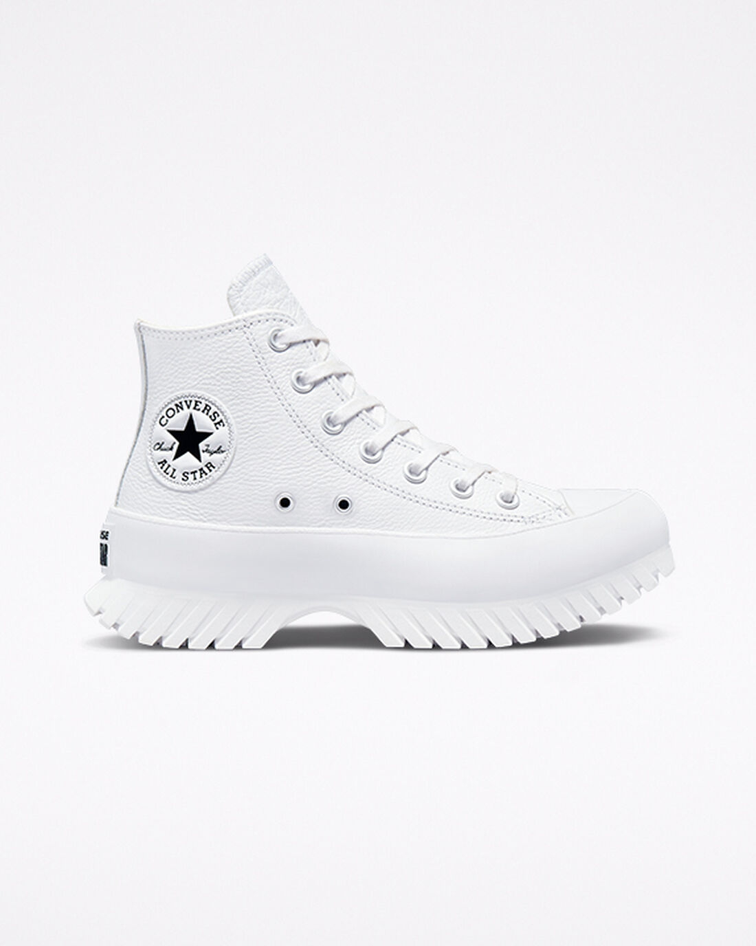 Converse Chuck Taylor All Star Lugged 2.0 Leather Höga Sneakers Dam Vita/Svarta | Sverige-13475