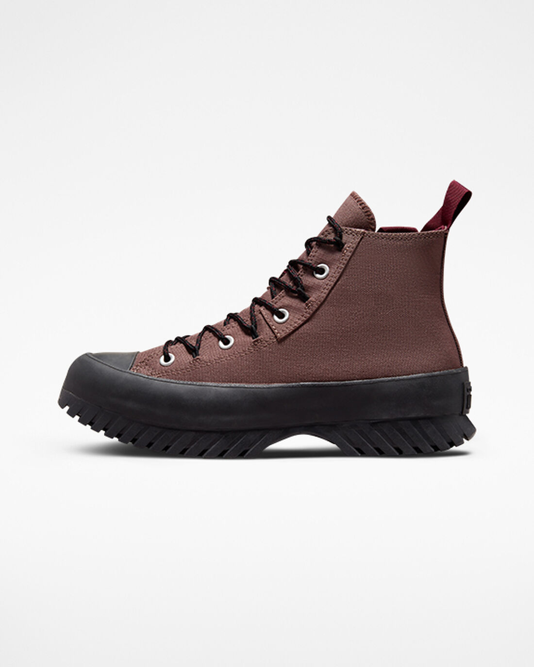 Converse Chuck Taylor All Star Lugged 2.0 Rugged Basics Höga Sneakers Dam Bruna/MörkBurgundy | Sverige-45937