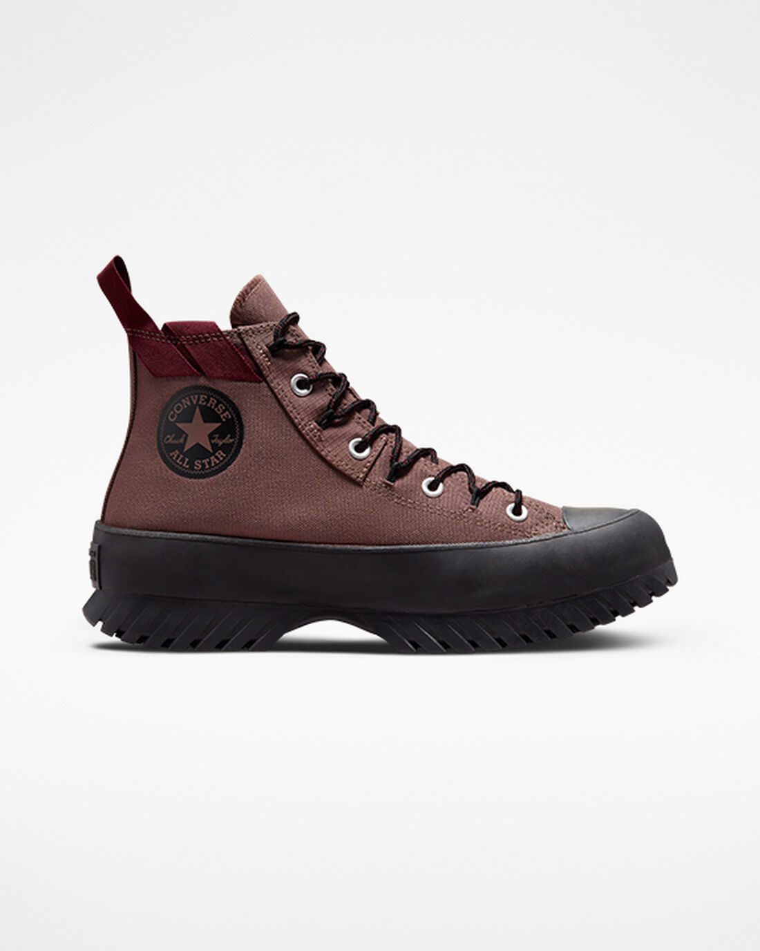 Converse Chuck Taylor All Star Lugged 2.0 Rugged Basics Höga Sneakers Dam Bruna/MörkBurgundy | Sverige-45937