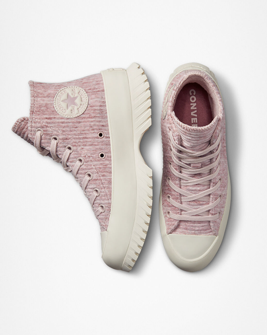 Converse Chuck Taylor All Star Lugged 2.0 Velour Höga Sneakers Herr Grå | Sverige-75218