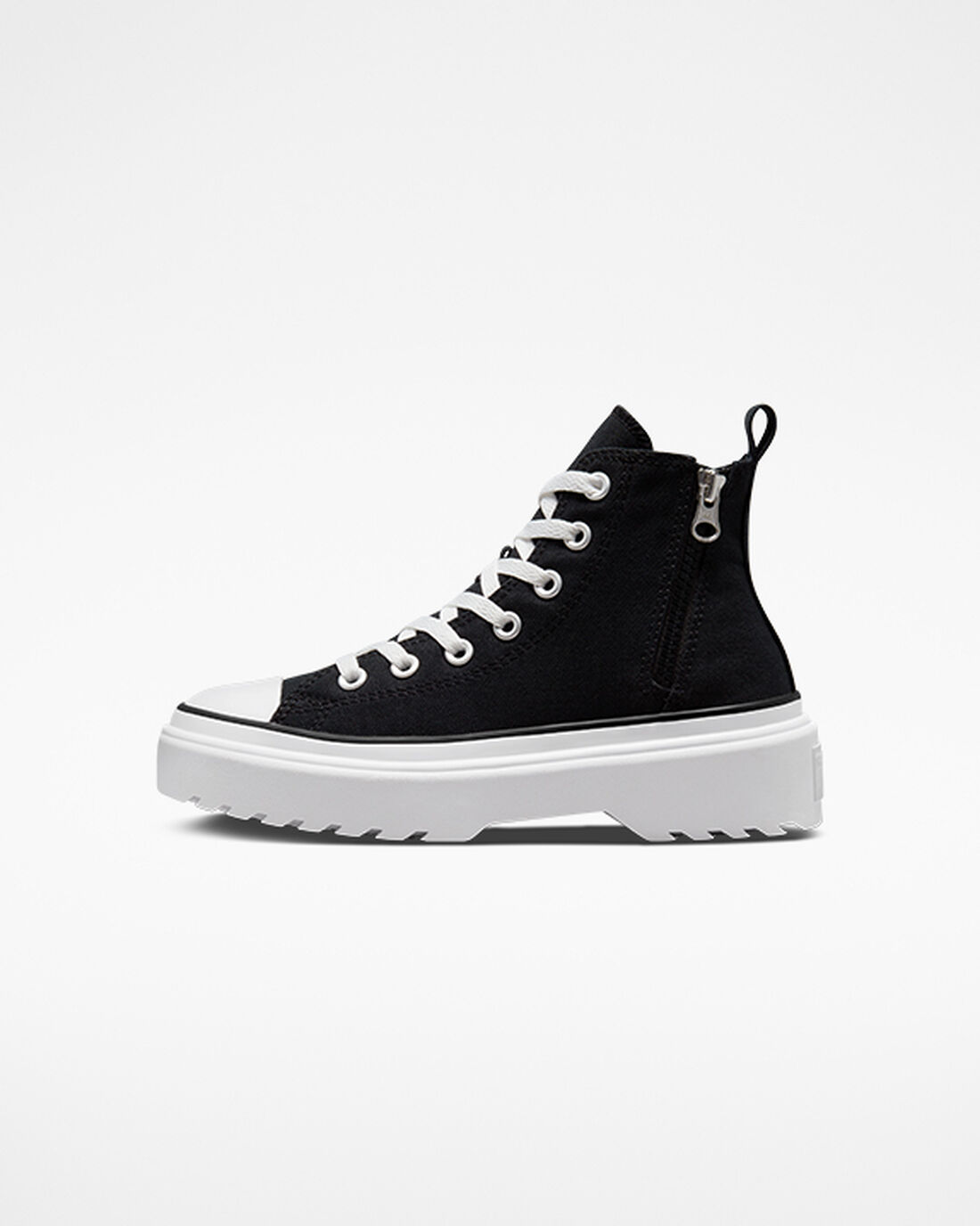 Converse Chuck Taylor All Star Lugged Lift Höga Sneakers Tjej Svarta/Vita | Sverige-56819