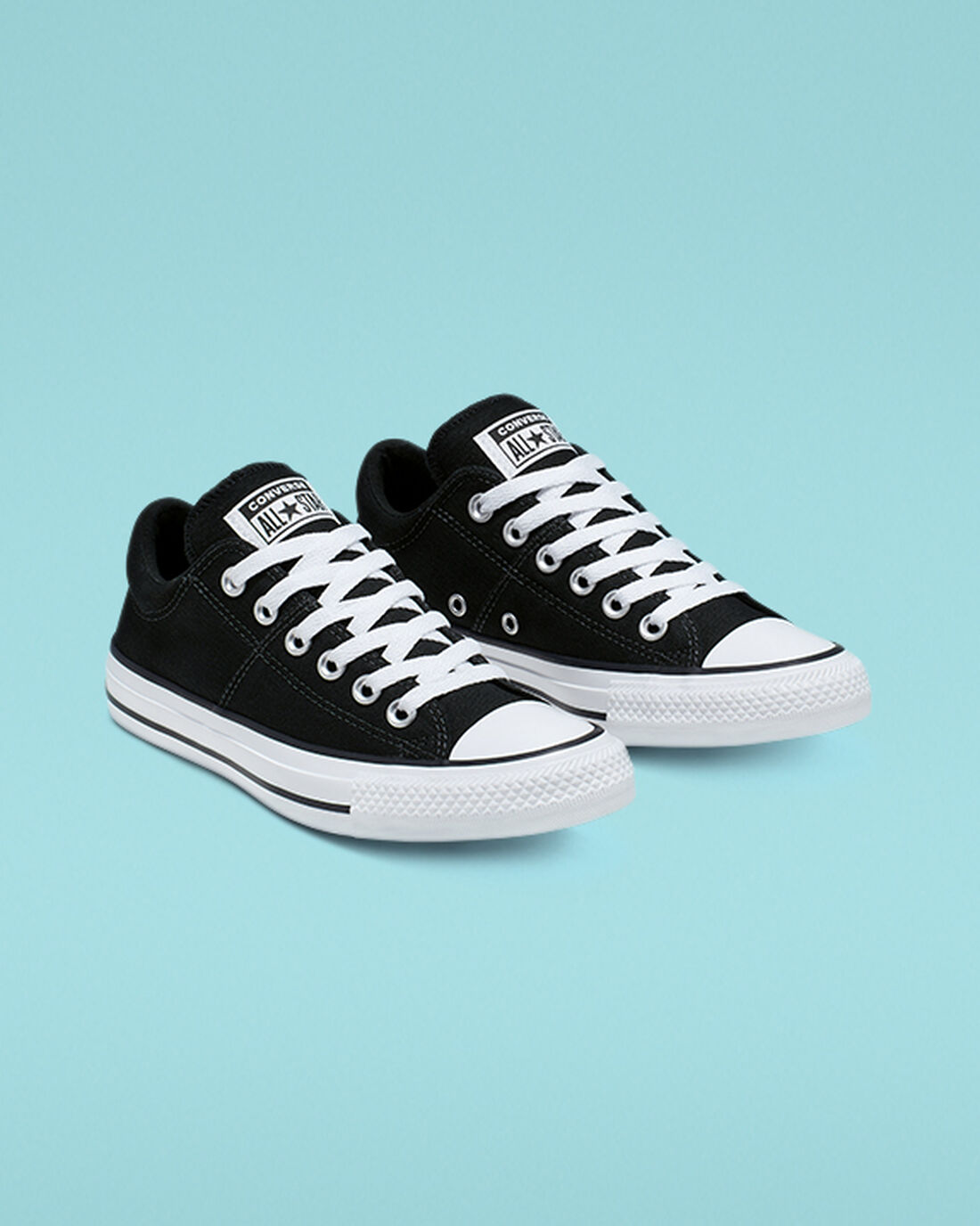 Converse Chuck Taylor All Star Madison Sneakers Dam Svarta/Vita/Svarta | Sverige-75136