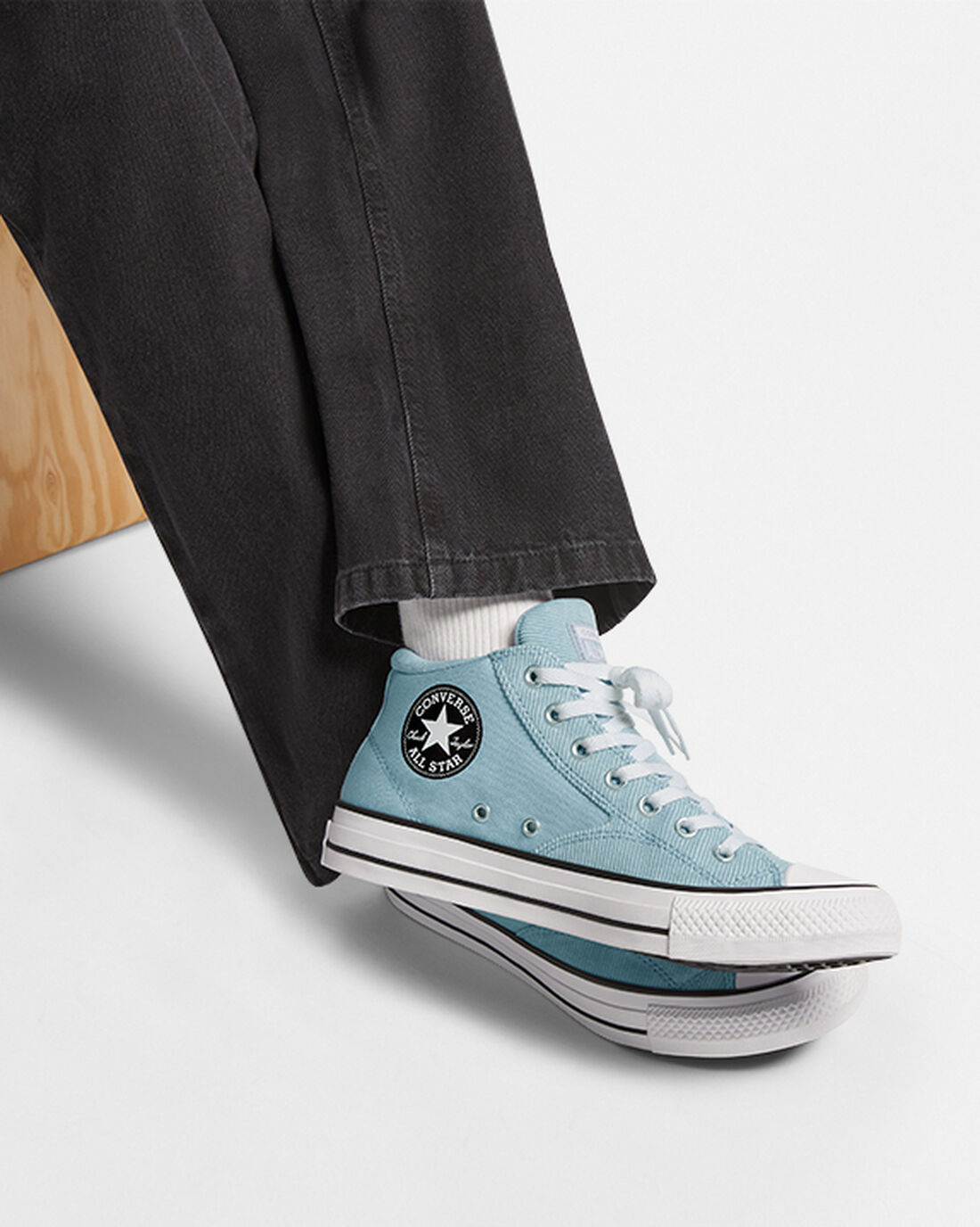 Converse Chuck Taylor All Star Malden Street Workwear Höga Sneakers Herr Vita/Svarta | Sverige-72109