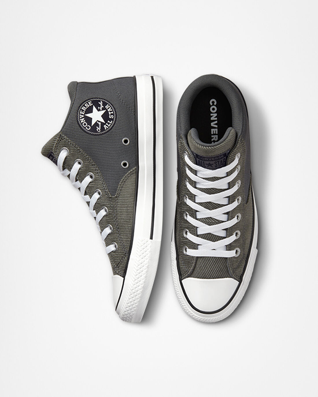 Converse Chuck Taylor All Star Malden Street Workwear Höga Sneakers Herr Grå/Svarta/Vita | Sverige-83297