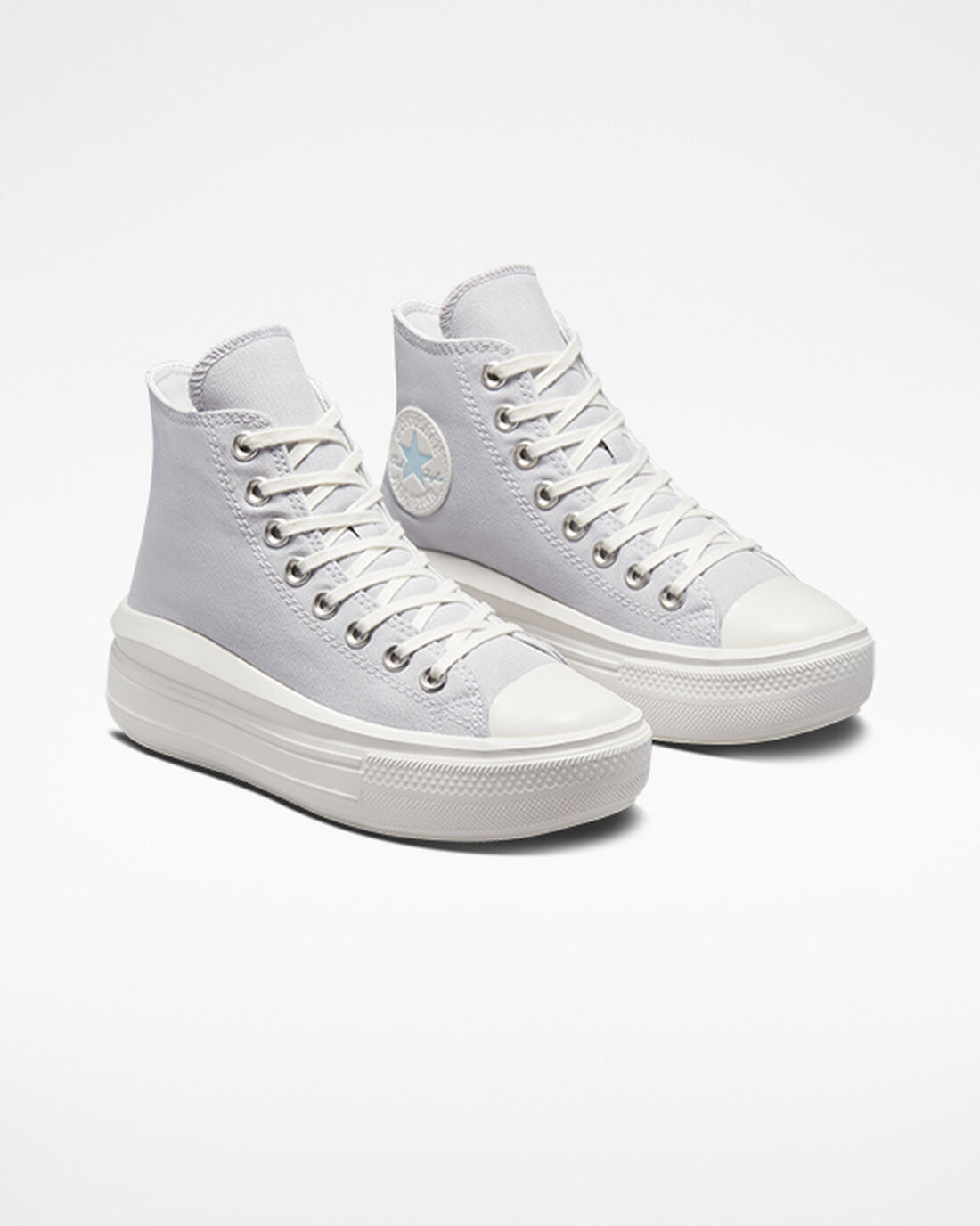 Converse Chuck Taylor All Star Move Höga Sneakers Dam Lila/Vita | Sverige-15238