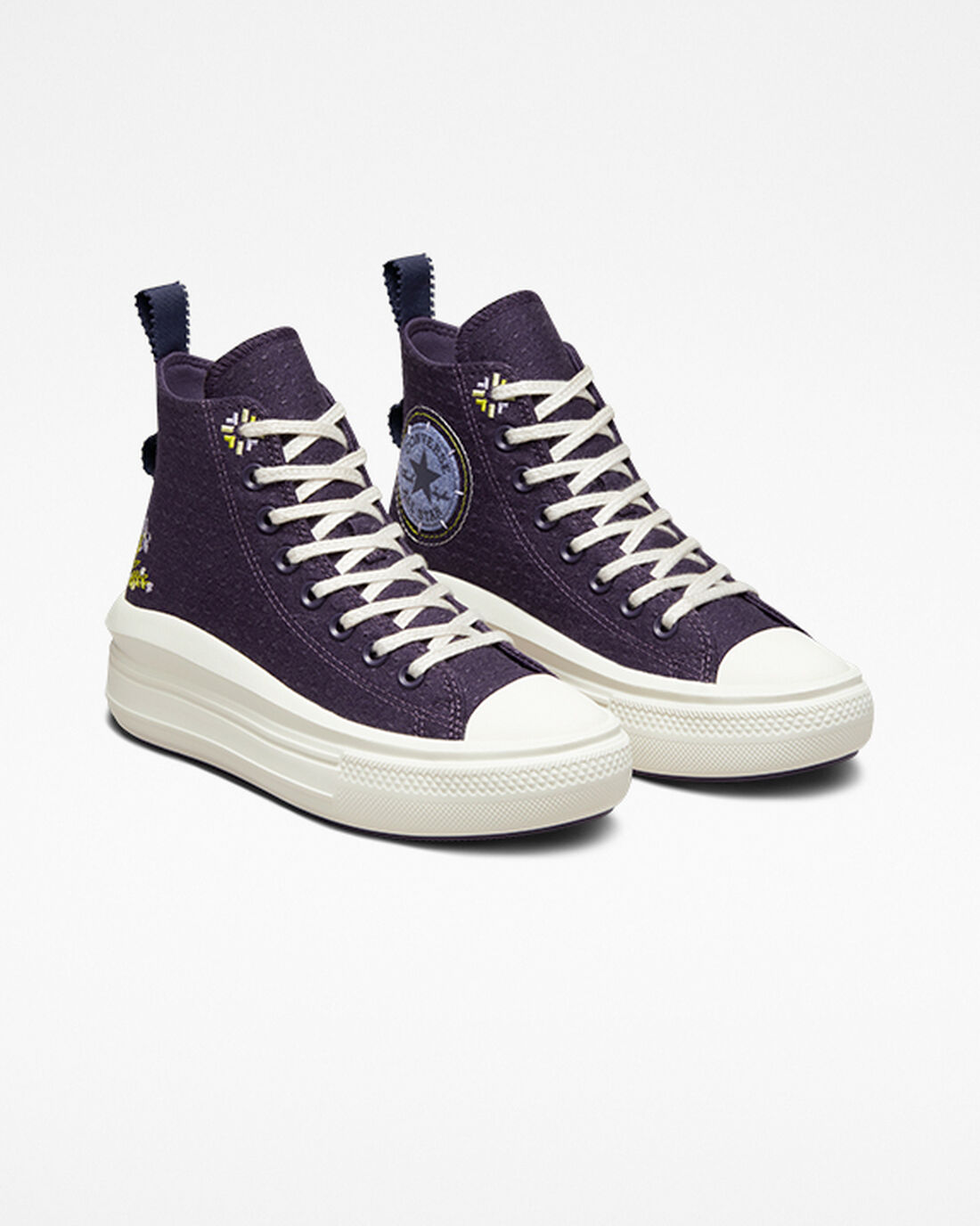 Converse Chuck Taylor All Star Move Höga Sneakers Dam Lila | Sverige-19538