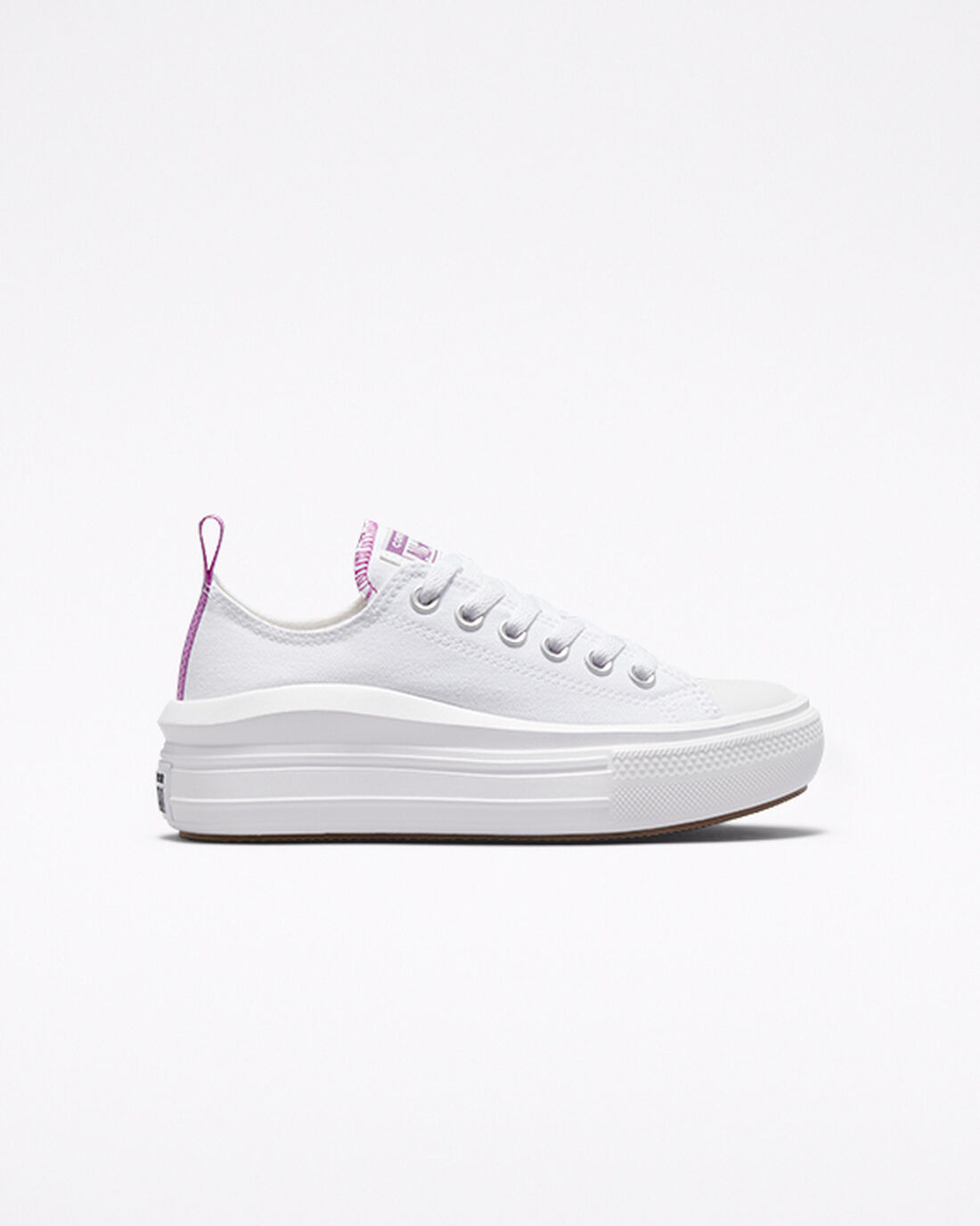 Converse Chuck Taylor All Star Move Sneakers Tjej Vita/Lila/Vita | Sverige-40583