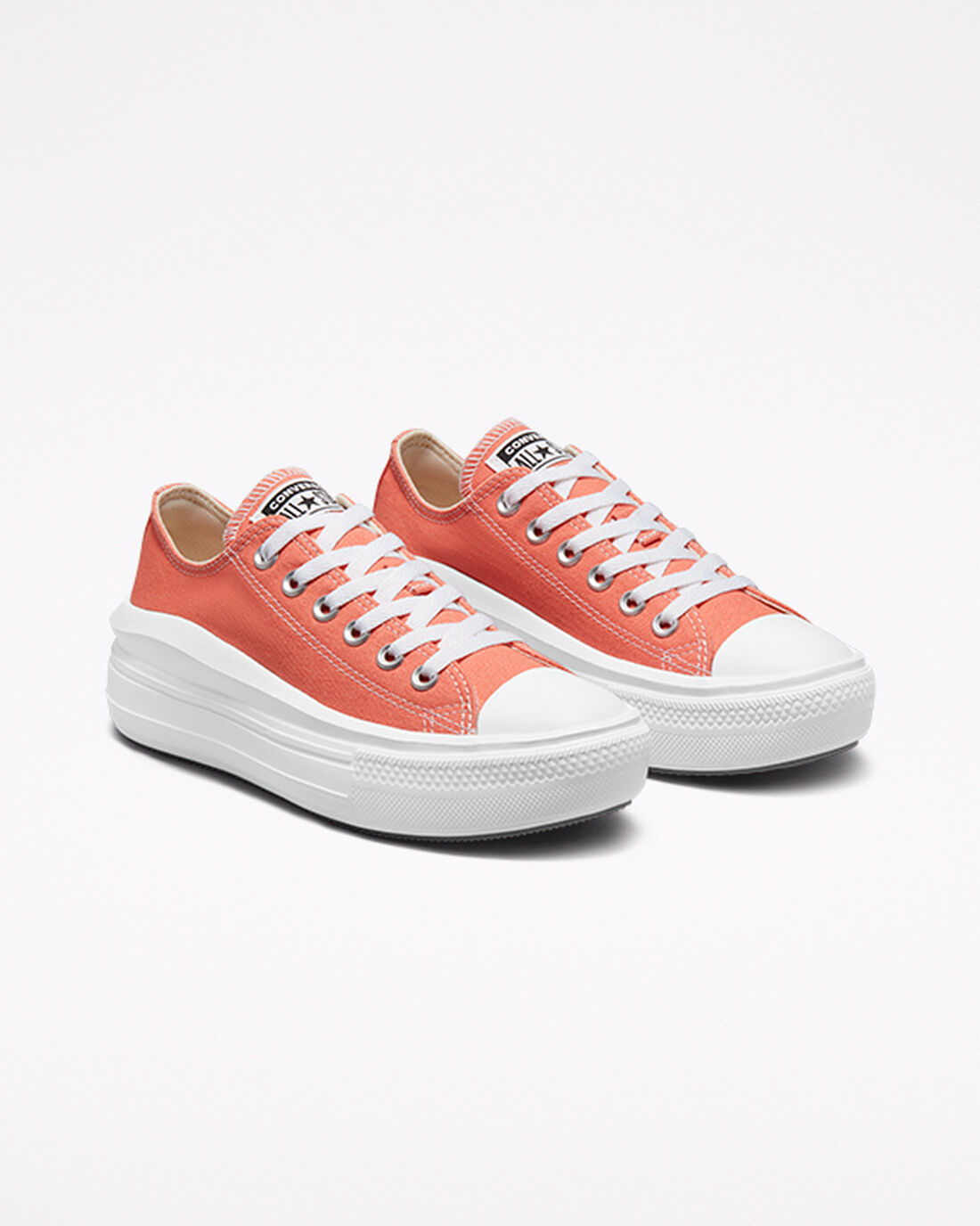 Converse Chuck Taylor All Star Move Sneakers Dam Orange/Vita | Sverige-80641