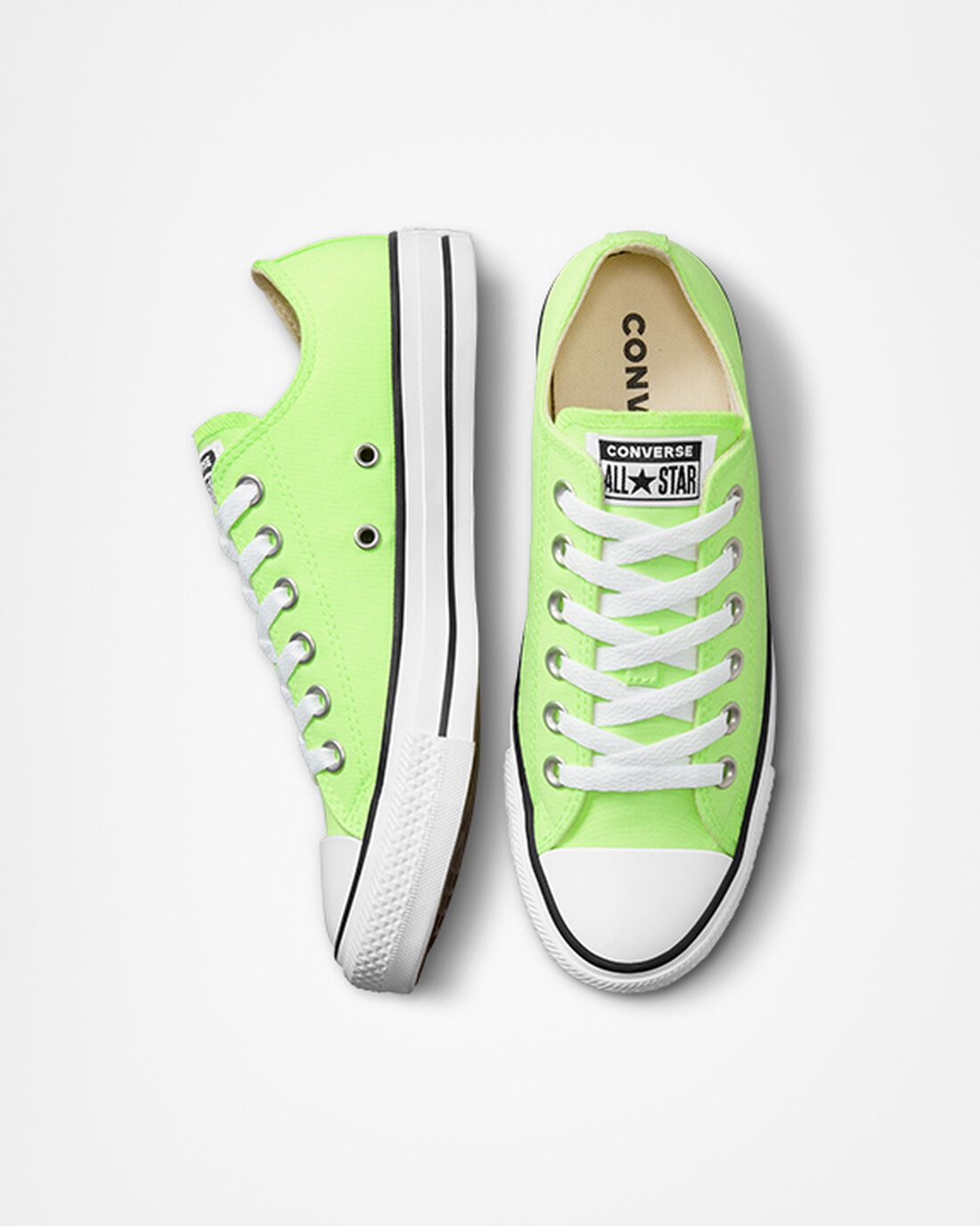 Converse Chuck Taylor All Star Neon Sneakers Herr Gröna/Vita/Svarta | Sverige-15943