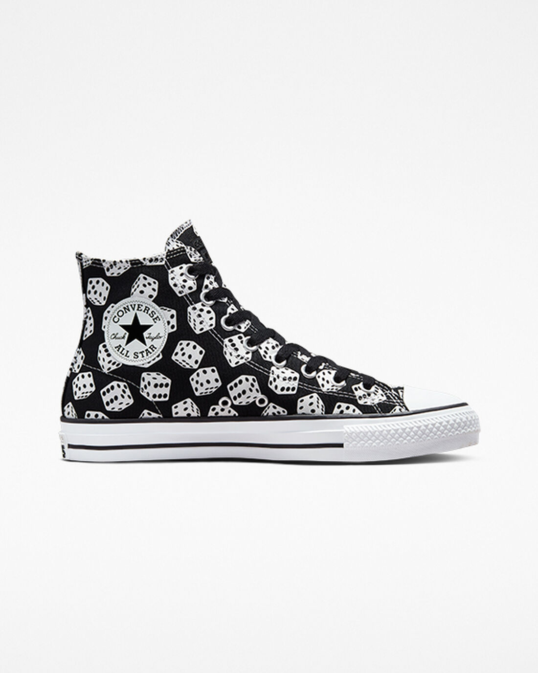 Converse Chuck Taylor All Star Pro Dice Skateskor Dam Svarta/Vita | Sverige-43786