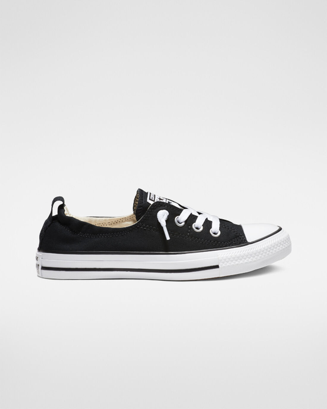 Converse Chuck Taylor All Star Shoreline Slip On Skor Dam Svarta | Sverige-51049