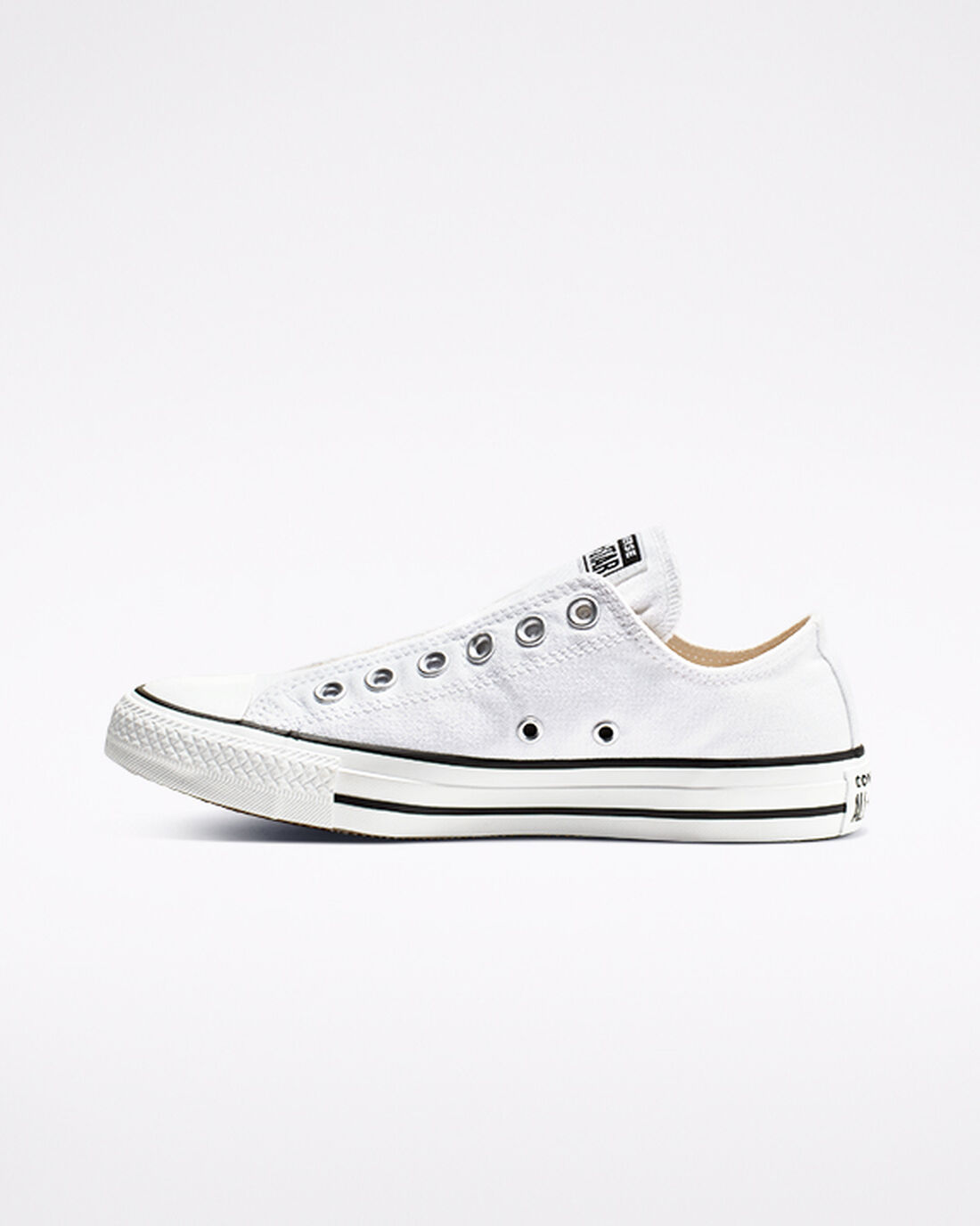 Converse Chuck Taylor All Star Slip On Skor Herr Vita/Svarta/Vita | Sverige-47683