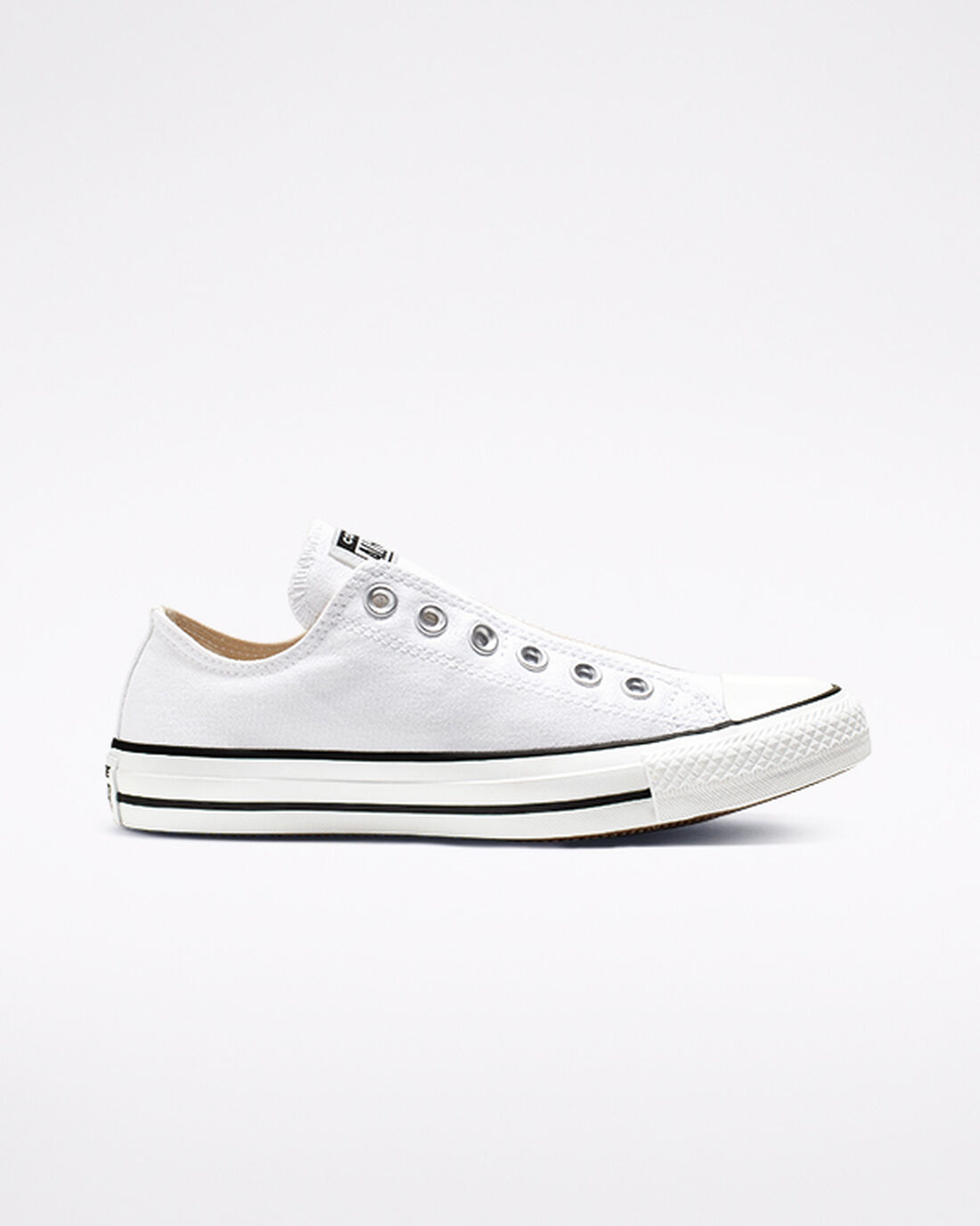 Converse Chuck Taylor All Star Slip On Skor Herr Vita/Svarta/Vita | Sverige-47683