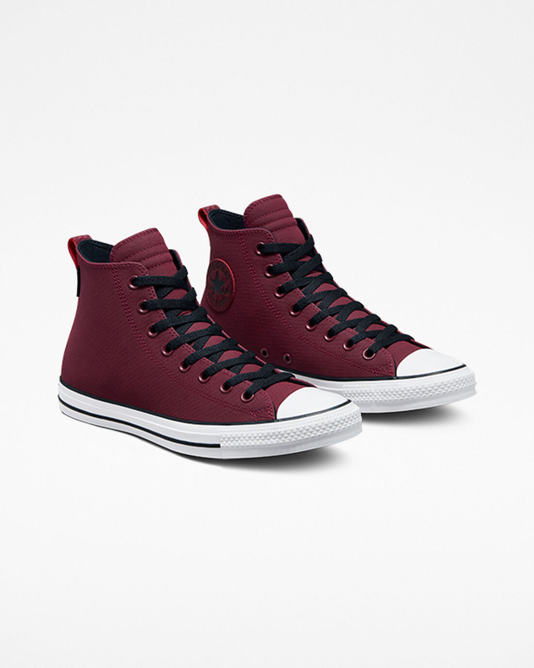 Converse Chuck Taylor All Star TecTuff Höga Sneakers Dam MörkRöda/Vita/Svarta | Sverige-50826