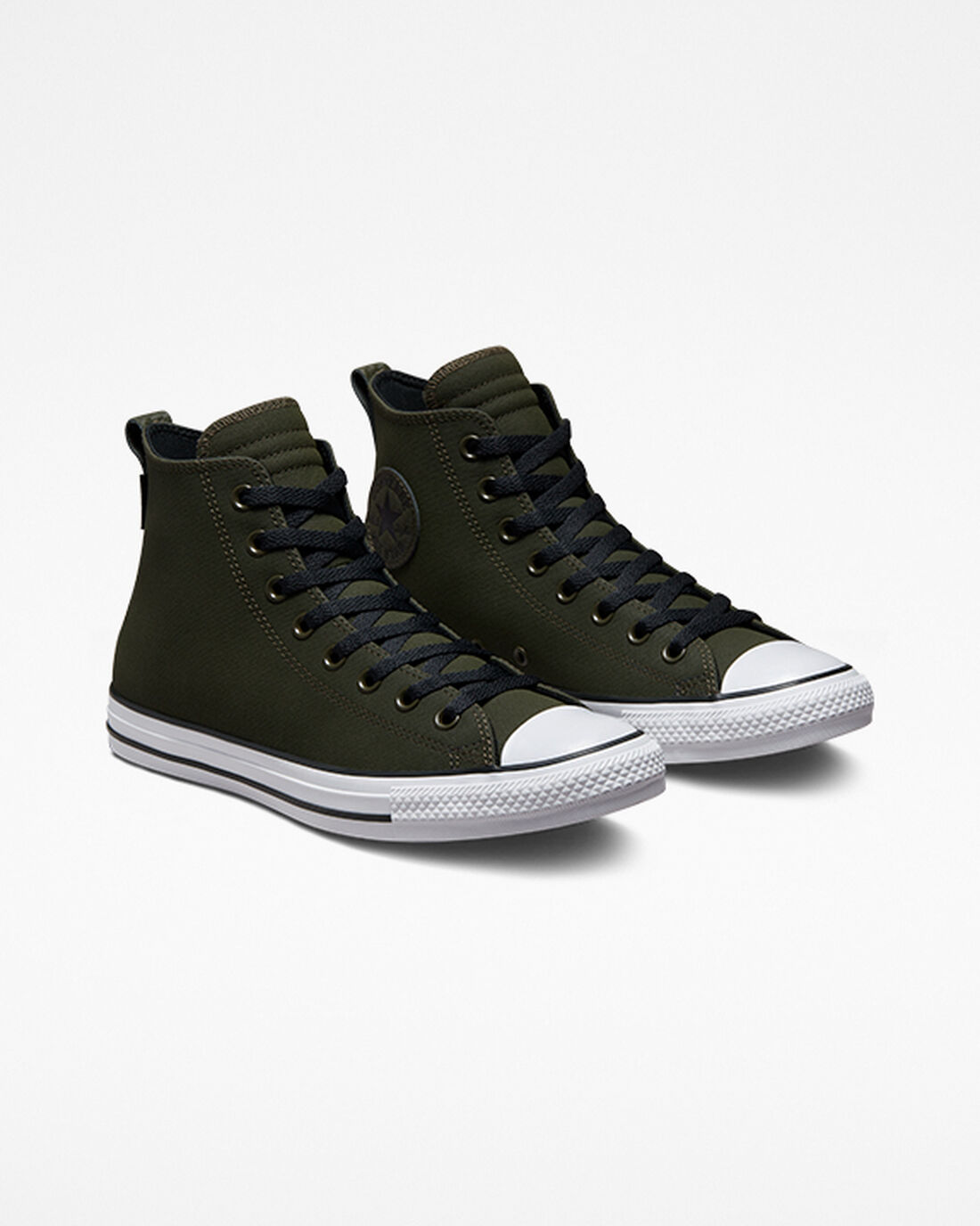 Converse Chuck Taylor All Star TecTuff Höga Sneakers Dam Olivgröna/Gröna/Vita/Svarta | Sverige-87420