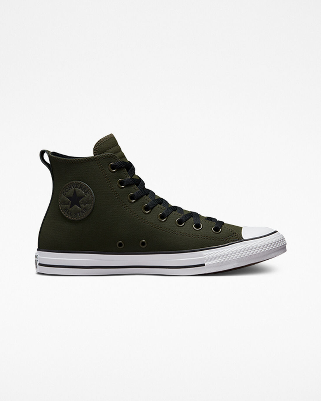 Converse Chuck Taylor All Star TecTuff Höga Sneakers Dam Olivgröna/Gröna/Vita/Svarta | Sverige-87420