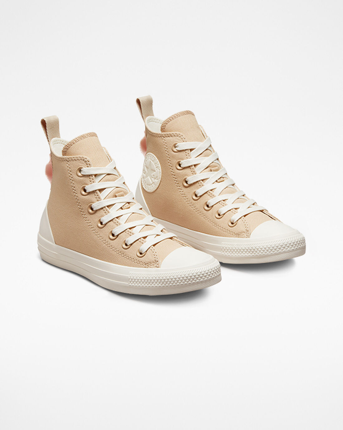 Converse Chuck Taylor All Star Tonal Canvas Höga Sneakers Dam Beige | Sverige-49583