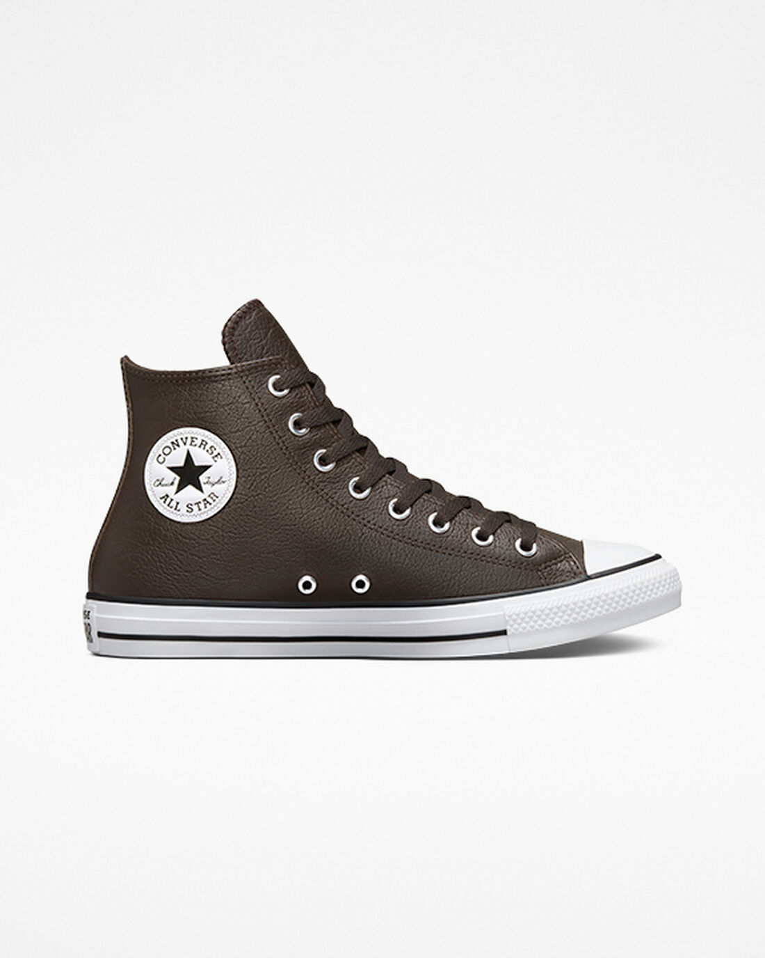 Converse Chuck Taylor All Star Tumbled Leather Höga Sneakers Herr Bruna/Vita/Svarta | Sverige-18543